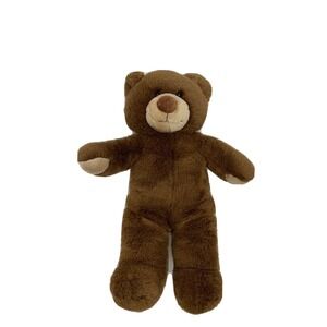 Build A Bear Teddy Bear Brown 15" Plush Very Soft With Black Eyes
